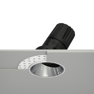 Dark Round Trimless Tilt 80